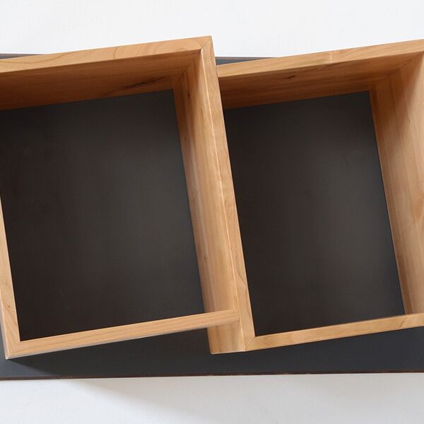 Sinfonic Audio wall-mounted record rack – 2 compartments