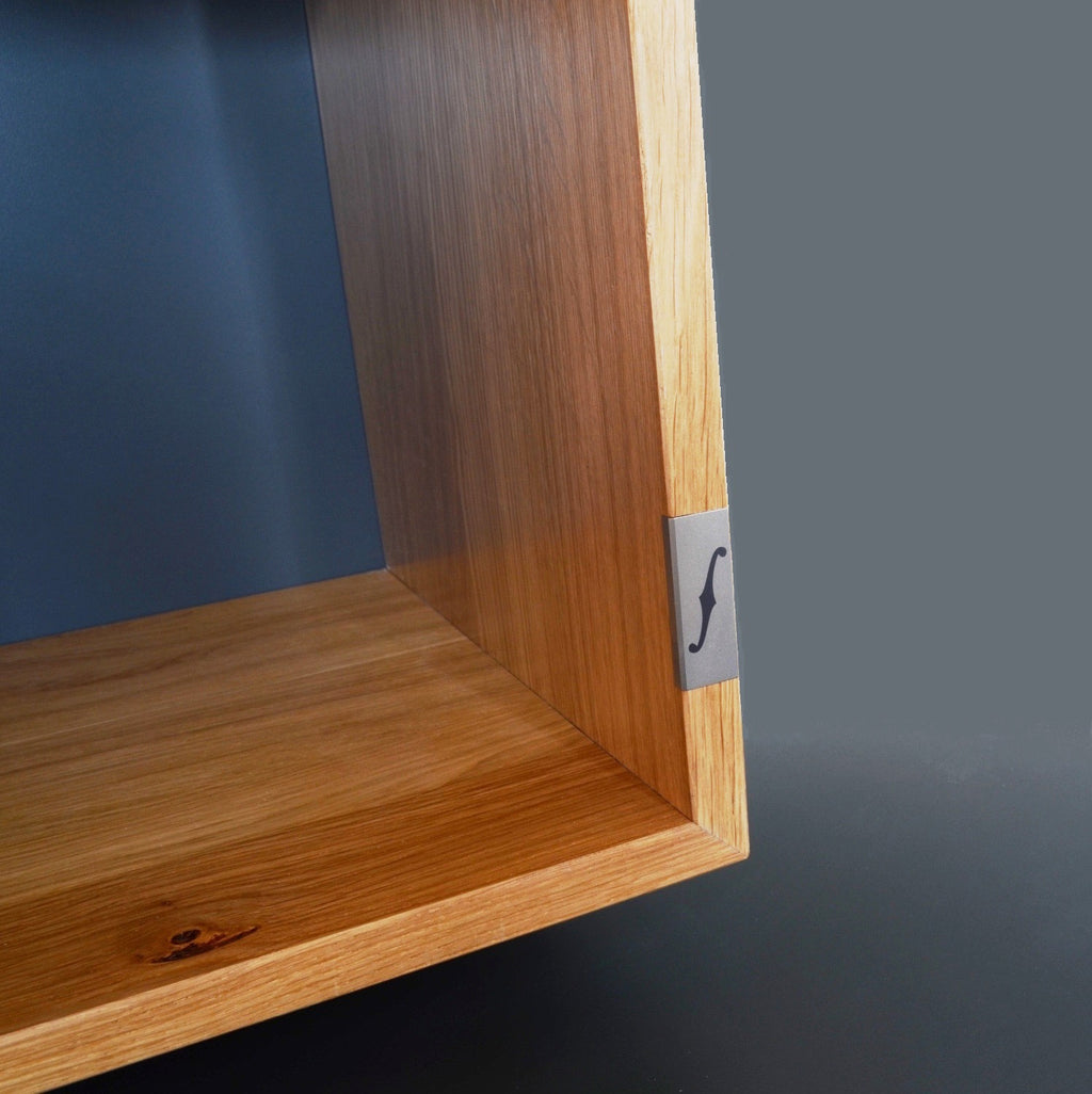 Sinfonic Audio wall-mounted record rack – 2 compartments